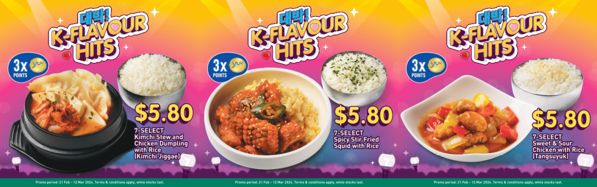 7-Select Korean-Style rice ready-to-eat meals