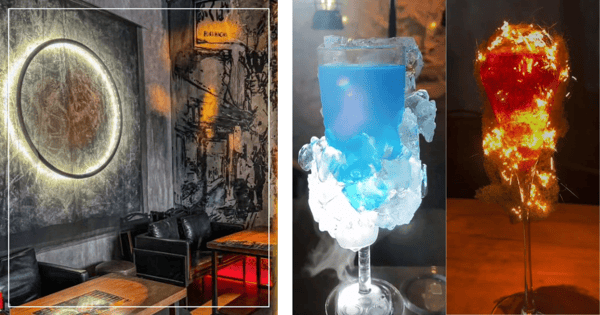 This Bar In Town Has Ice-Crusted & Fiery Cocktails That Look Like Drinks From A Fantasy Film