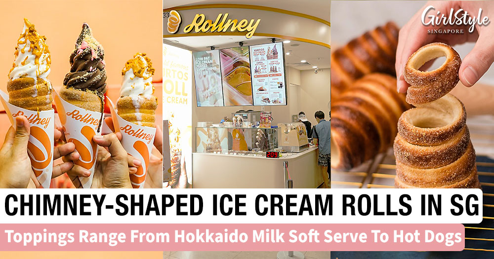 Snack On Freshly Baked ChimneyShaped Ice Cream Rolls At This Dessert