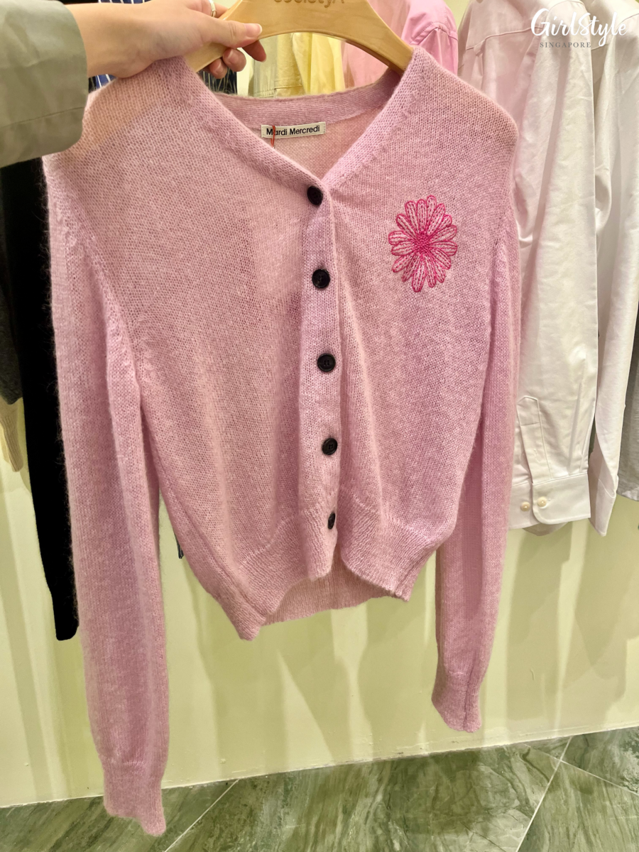 Mardi Mercredi Raccoon Blended Cardi