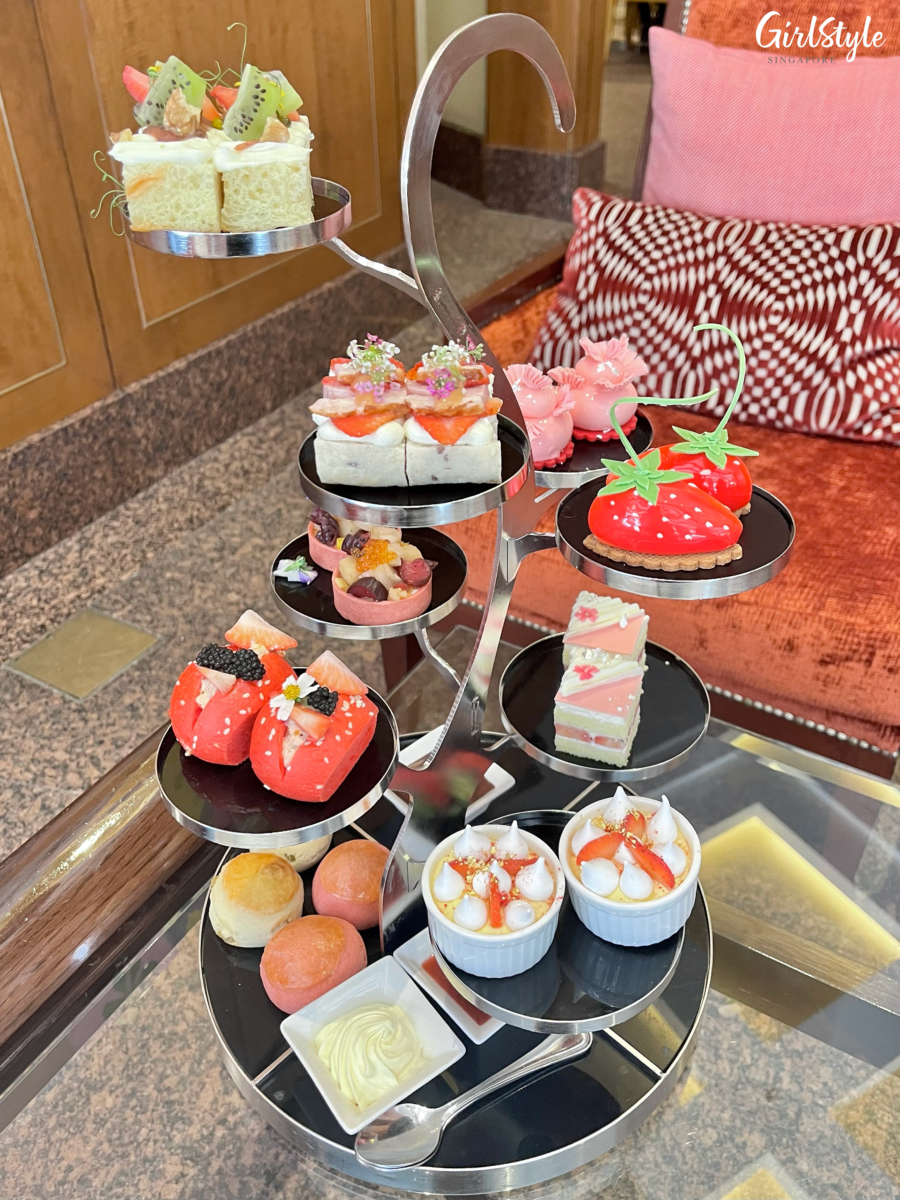 Strawberry Afternoon Tea at Conrad Centennial Singapore's Lobby Lounge