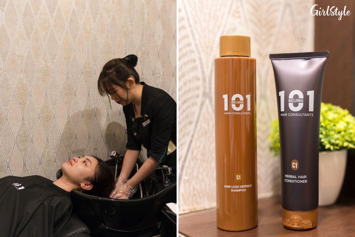 Experiencing the Meridian Hair Wash with Beijing 101’s Hair Loss Defence Shampoo & Herbal Conditioner