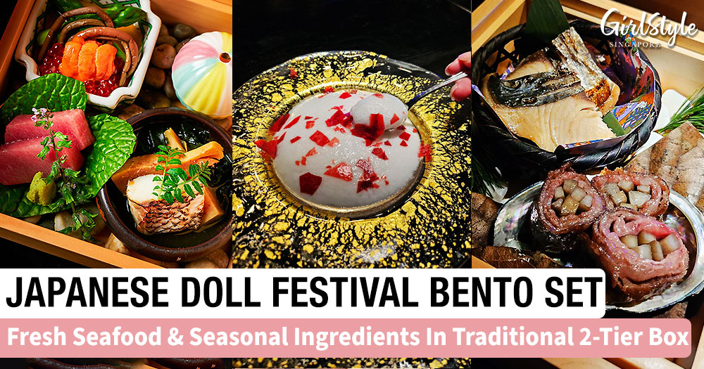 Mikuni Has Two-Tier Seasonal Bento Sets Inspired By Japan's Doll Festival