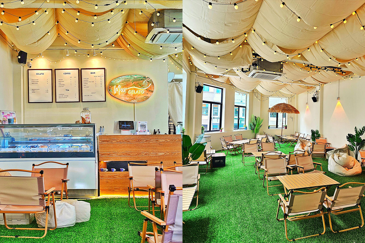 Miss Gelato cafe interior