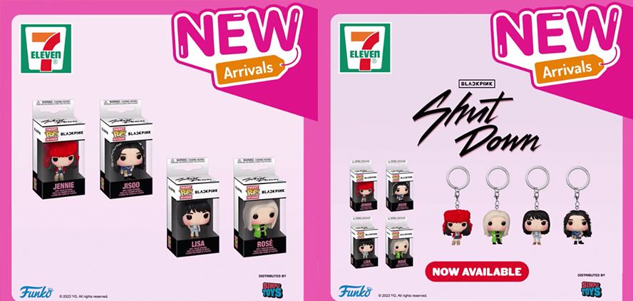 Blackpink x Funko Shutdown Keychains