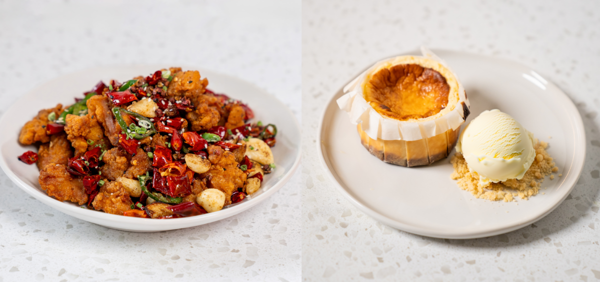 Szechuan Mala Karaage and Tipsy Burnt Cheesecake