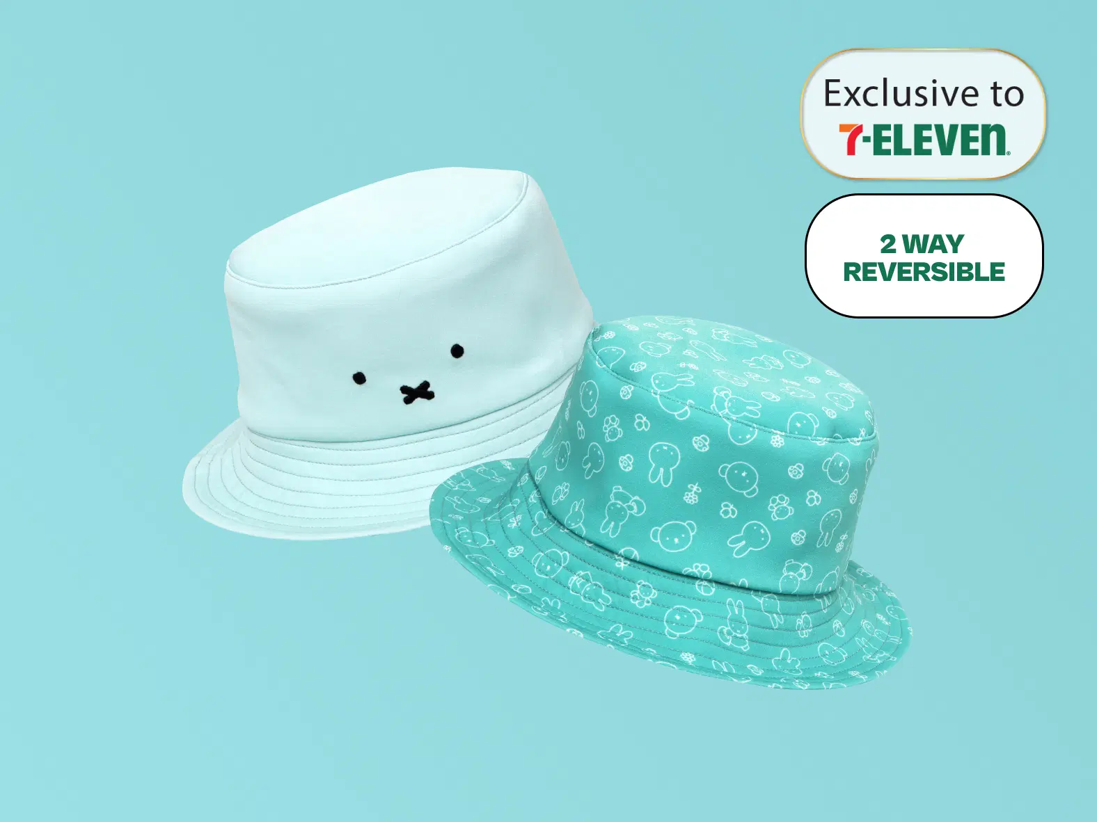 Reversible bucket hat
