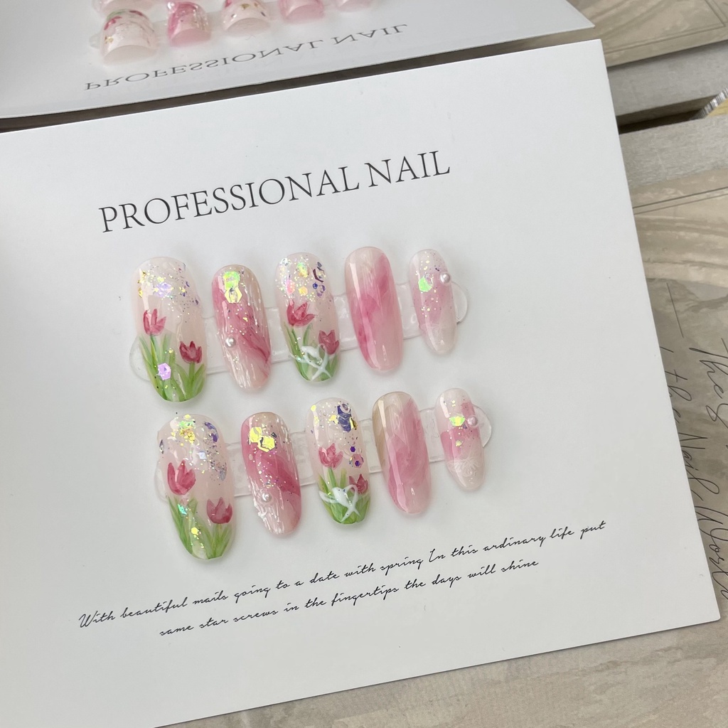 Tulip press-on nails