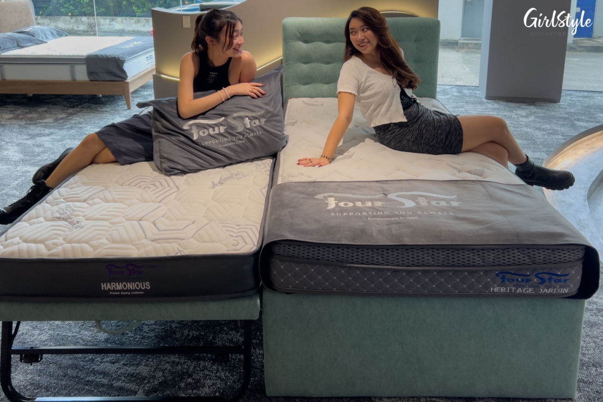 A pull-out bed that can be raised to the same height as the main bed