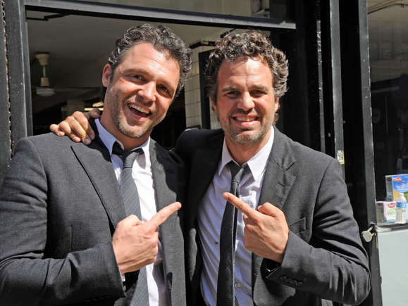 Mark Ruffalo and his stunt double Anthony Molinari