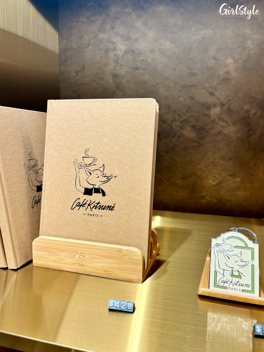 Café Kitsuné Barista Fox notebooks and key rings