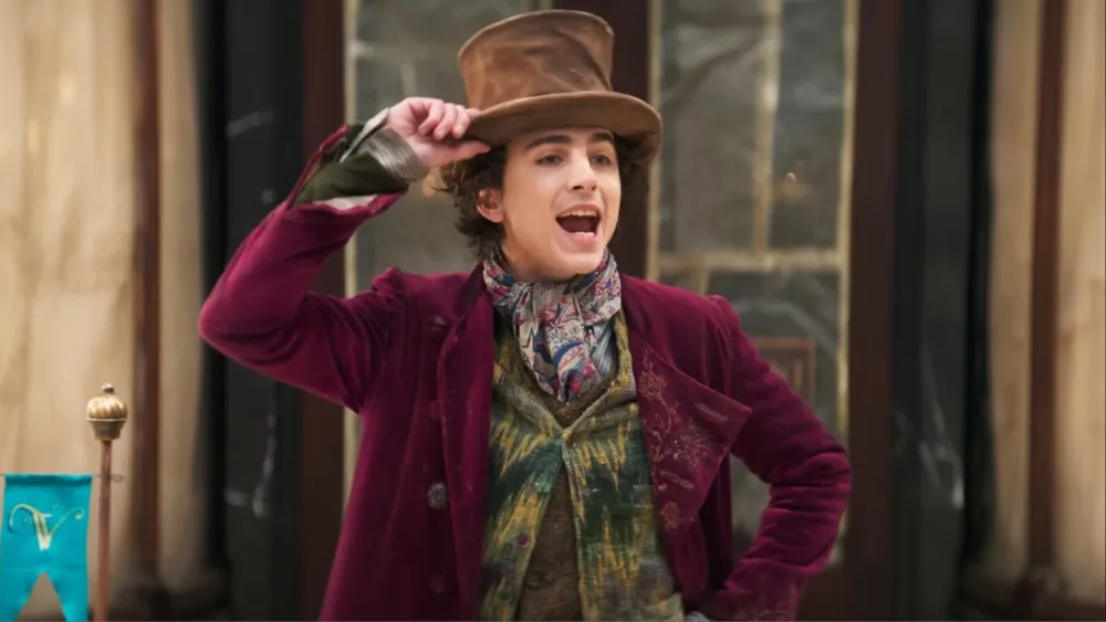 Timothée Chalamet in Wonka