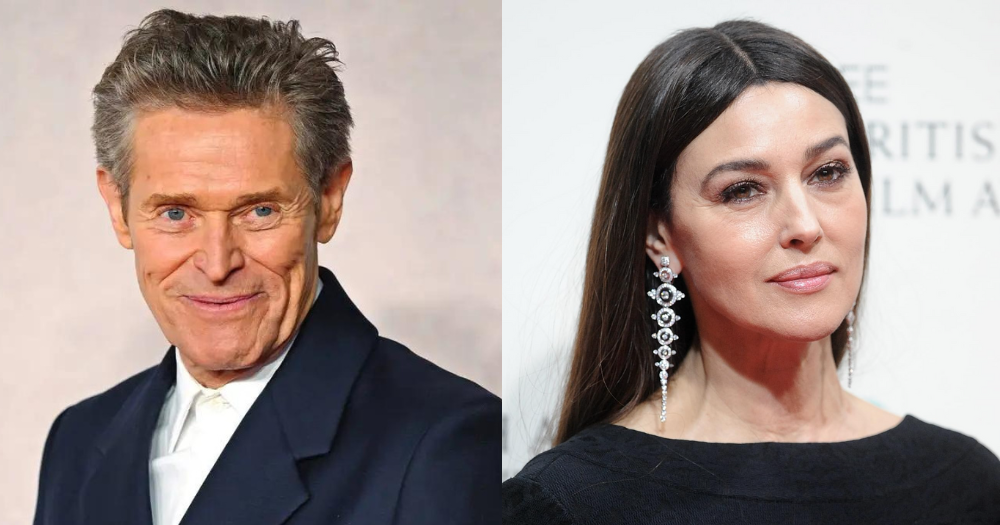 Willem Dafoe and Monica Bellucci