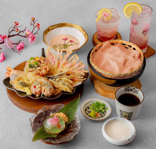 Tempura Makino's Sakura Menu 2024