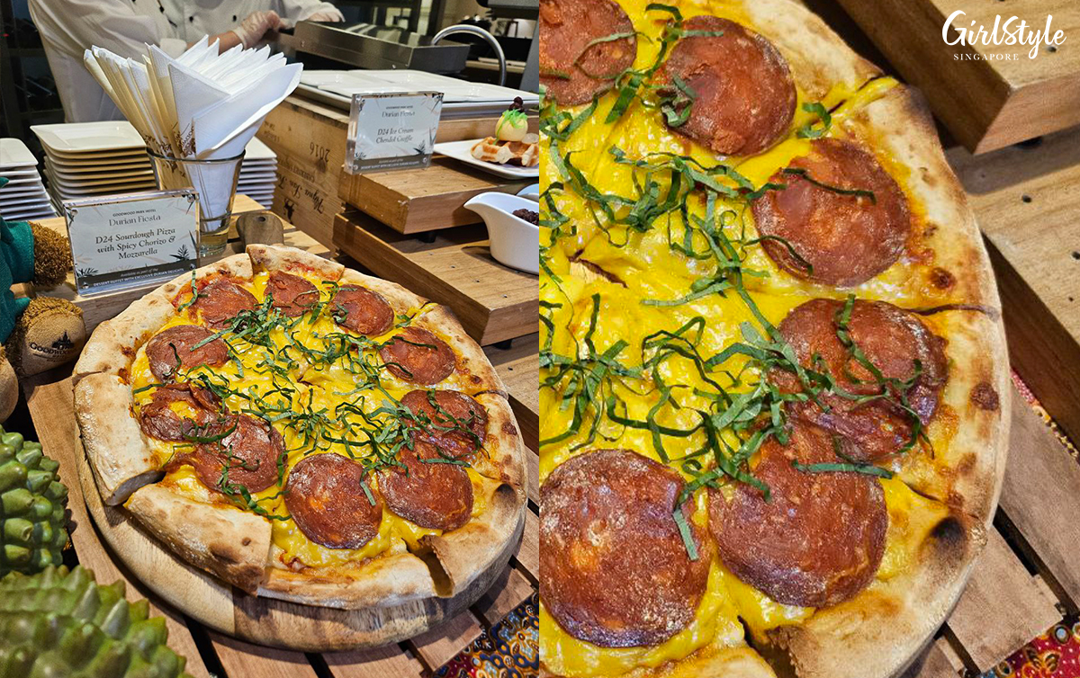 D24 Sourdough Pizza with Spicy Chorizo & Mozzarella