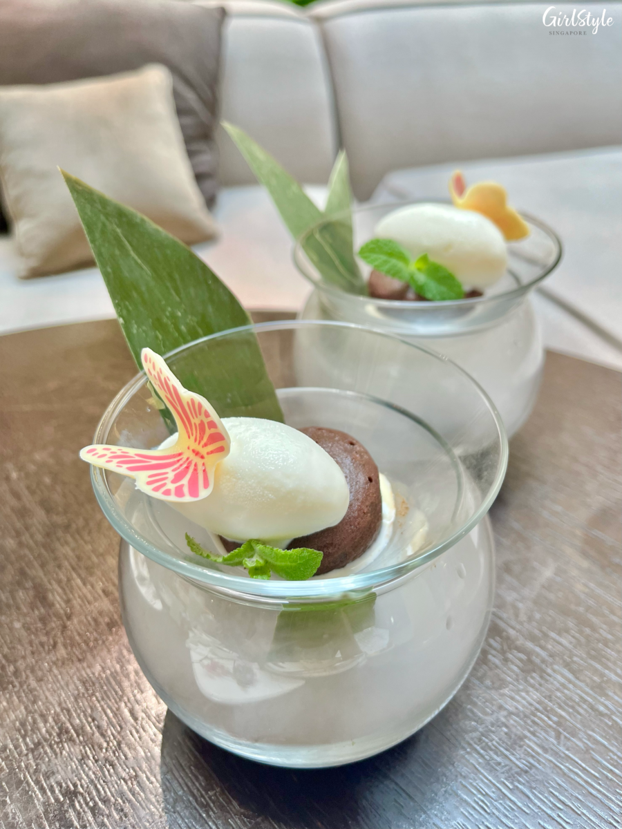 Chocolate Molten Lava with Black Truffle Ice Cream