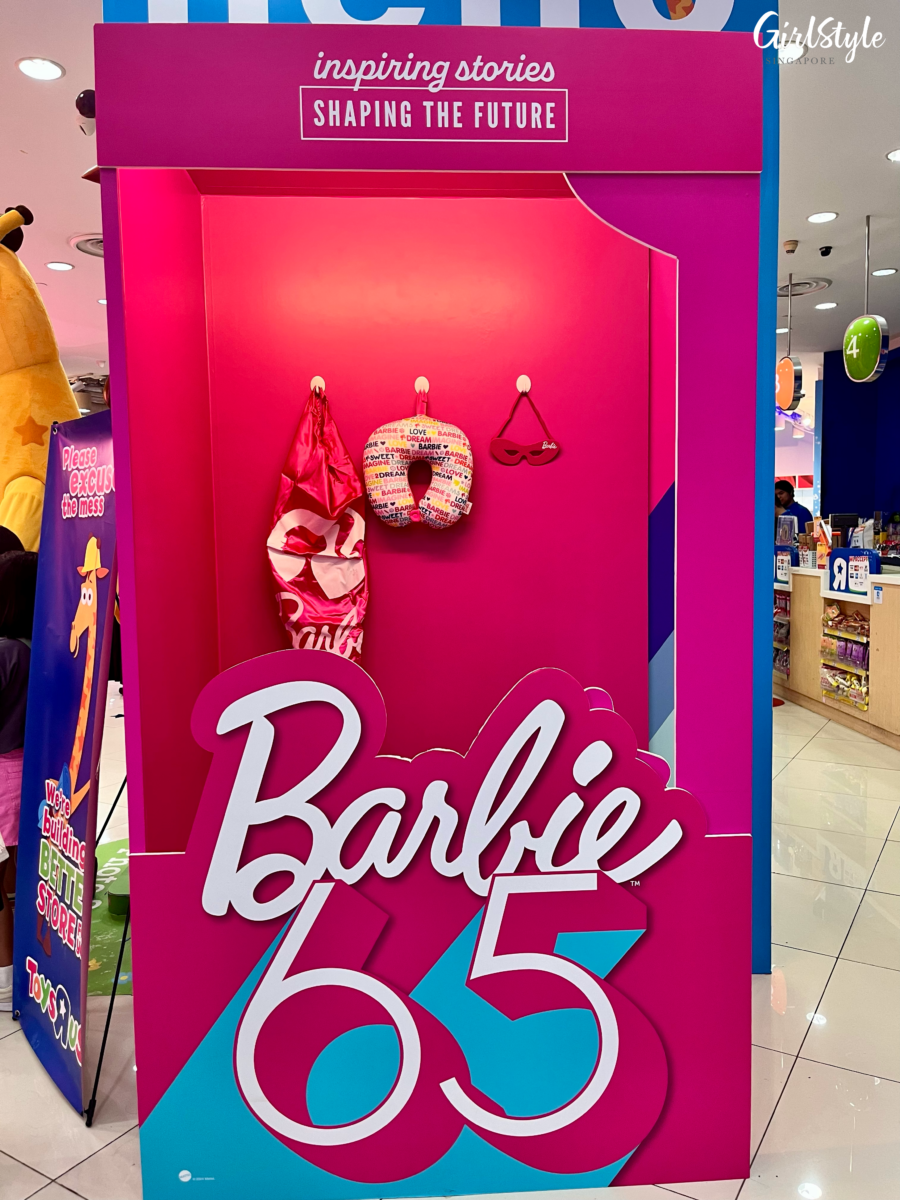 Giant Barbie toy box photo spot