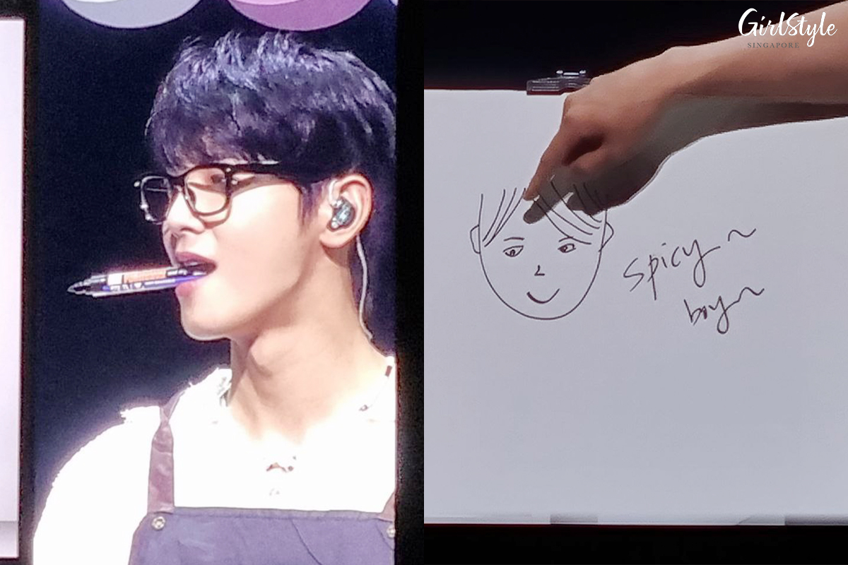 "Spicy Boy" fan portrait drawn by Cha Eun Woo
