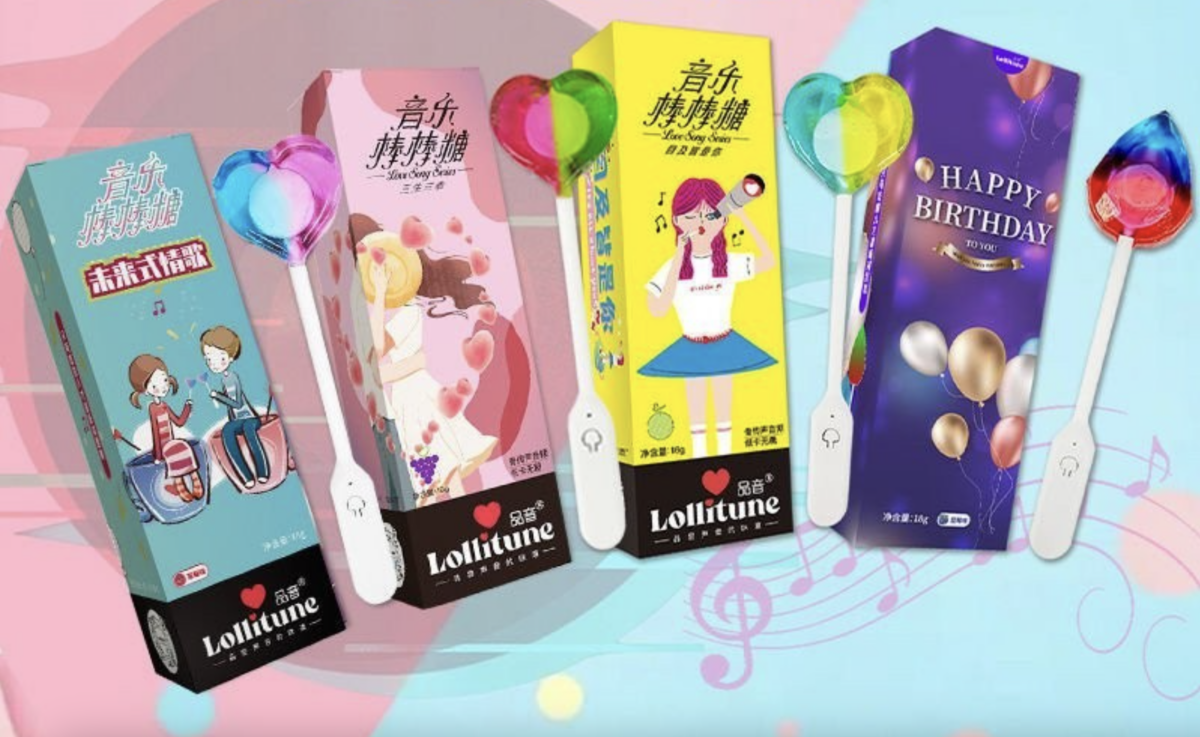 Uniquely themed musical lollipops