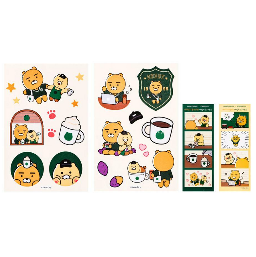 Starbucks x KAKAO FRIENDS MyBuddy Sticker Set
