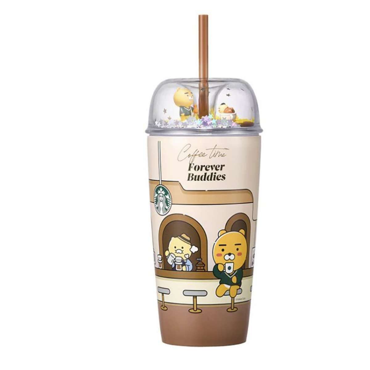Starbucks x KAKAO FRIENDS MyBuddy Ryan & Chunsik Jello Coldcup
