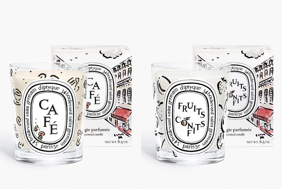 Café (Coffee) & Fruits Confit candles