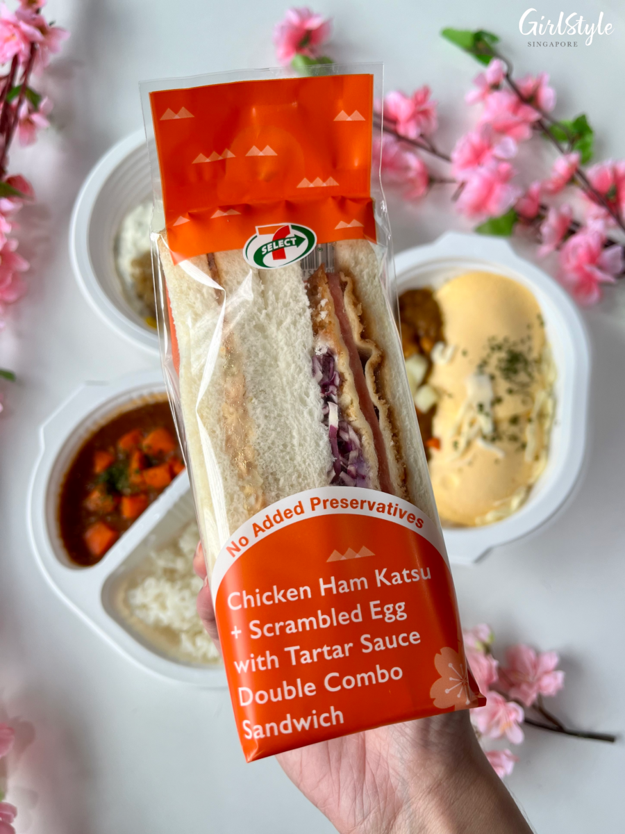 7-Select Chicken Ham Katsu + Scrambled Egg with Tartar Sauce Double Combo Sandwich