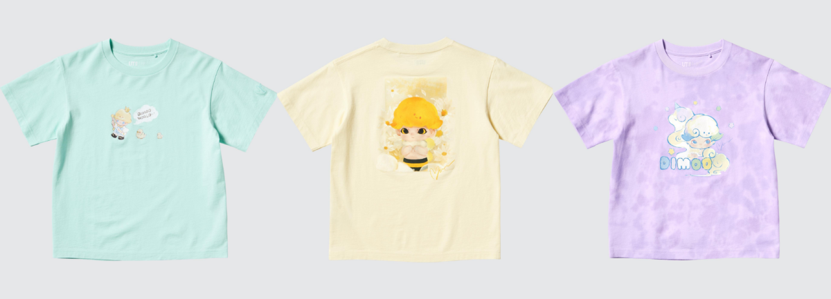 UNIQLO x POP MART DIMOO WORLD KIDS UT Short Sleeve Graphic T-Shirts