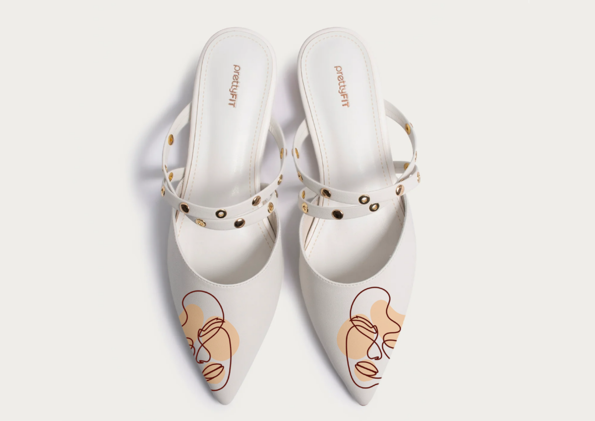 Customised hand-painted shoes