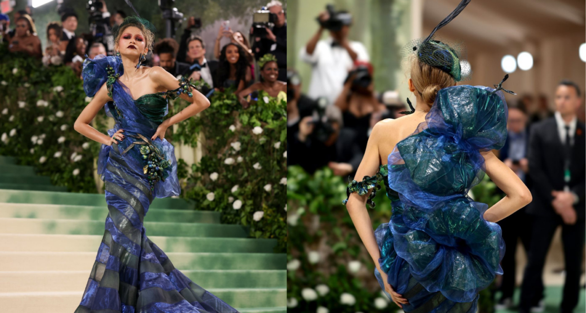 Zendaya in Maison Margiela Artisanal by John Galliano creation