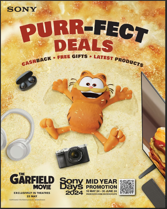 Sony Days Sale 2024 promotions, roadshows, and Garfield meet & greet