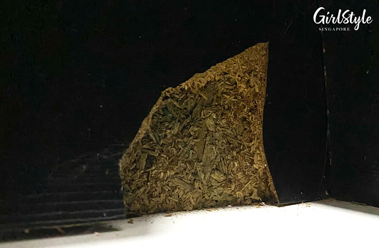 Author’s kitchen cabinet baseboard 