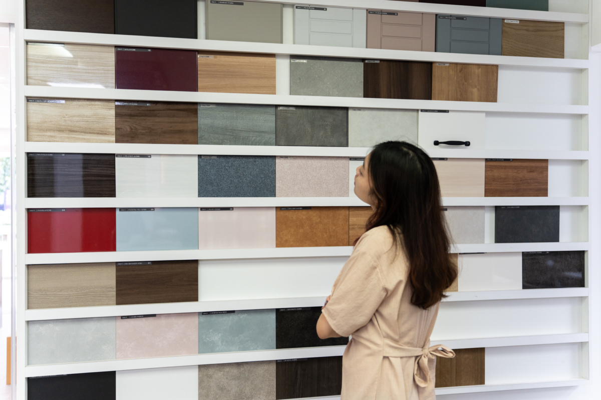 Various colours and designs to choose from