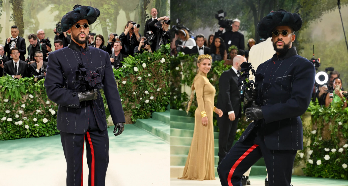 Bad Bunny in Maison Margiela's Artisanal Collection by John Galliano