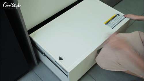 Doubles as storage space