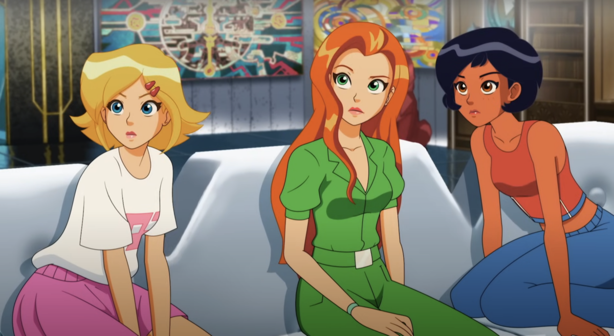 Clover, Sam, and Alex from Totally Spies!