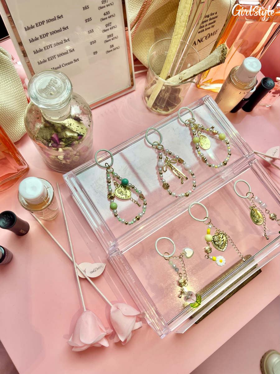 Lancôme Idôle House fragrance bottle charms