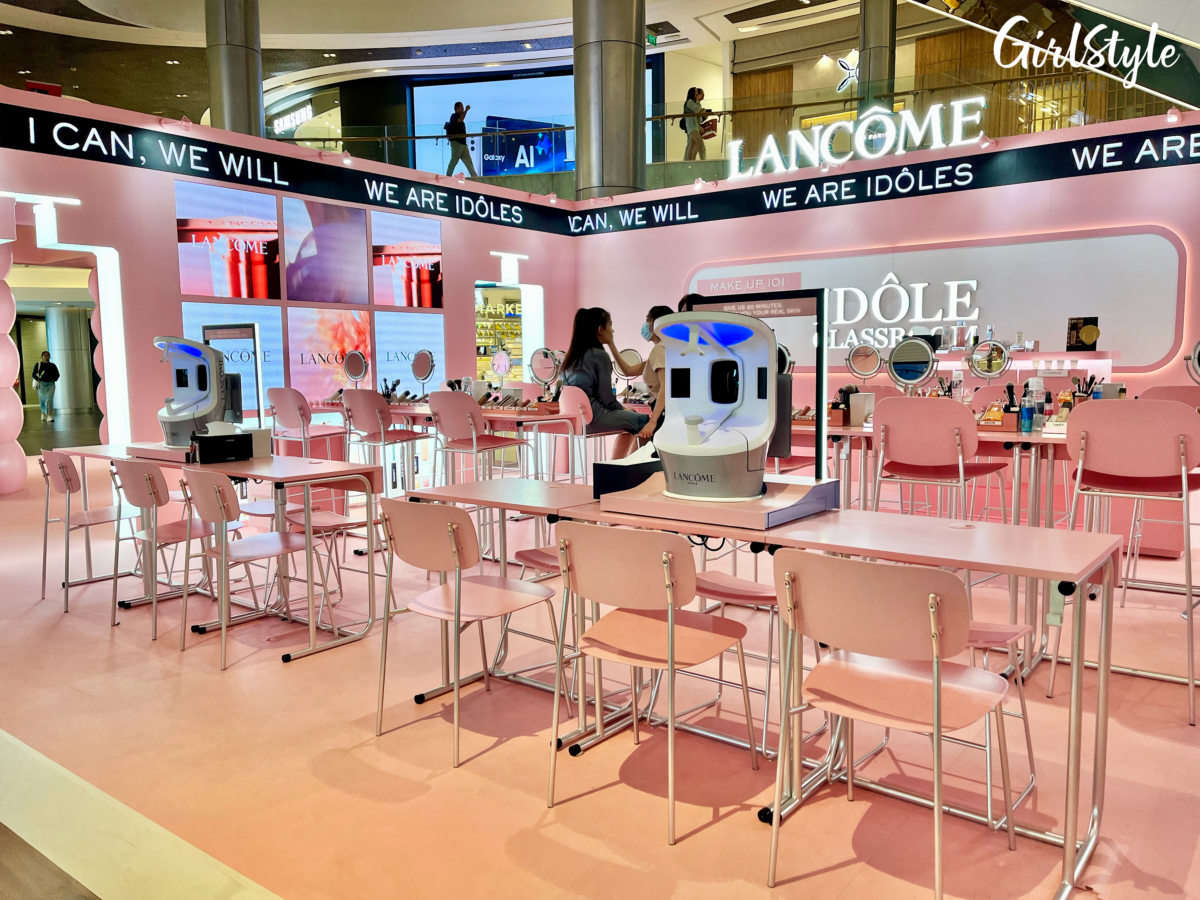 Lancôme Idôle House 'classroom'