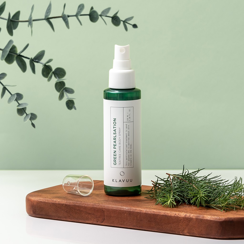 KLAVUU Green Pearlsation TeaTree Care Body Spray