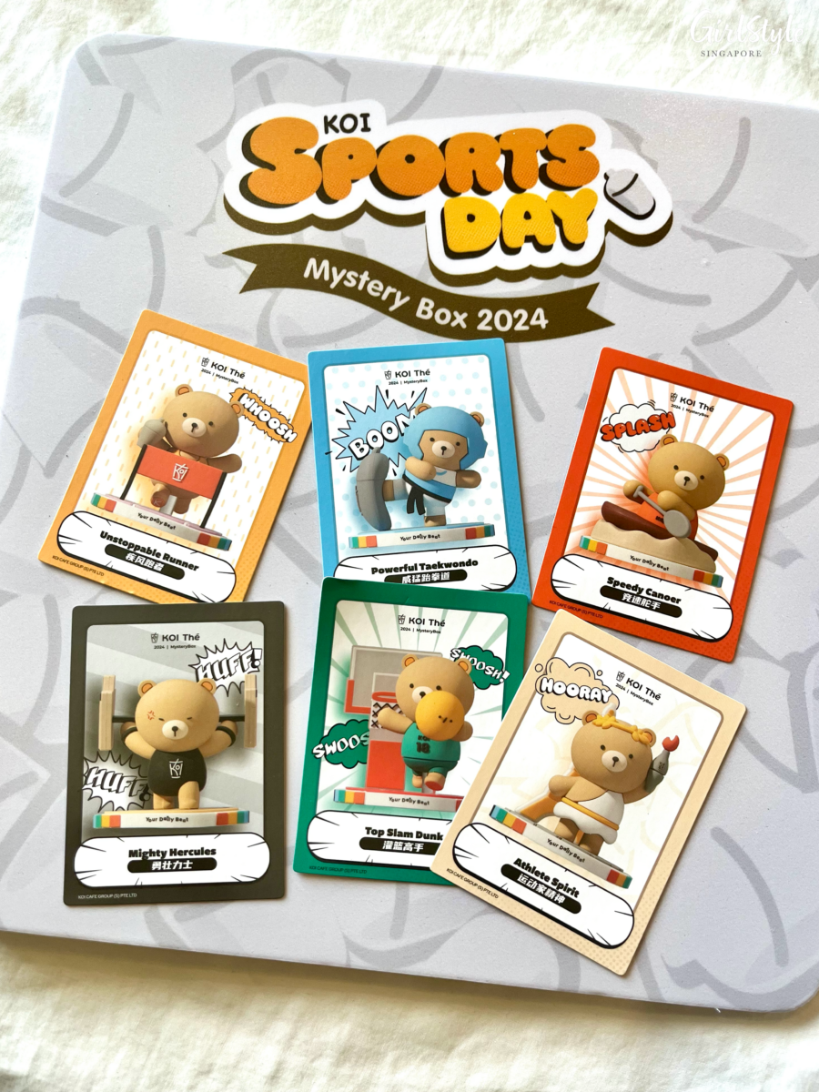 KOI Thé Sports Day Mystery Box 2024 cards