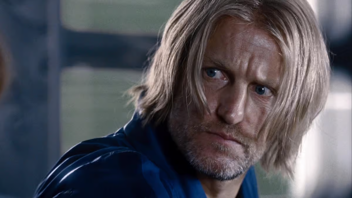 Woody Harrelson as Haymitch Abernathy in The Hunger Games 