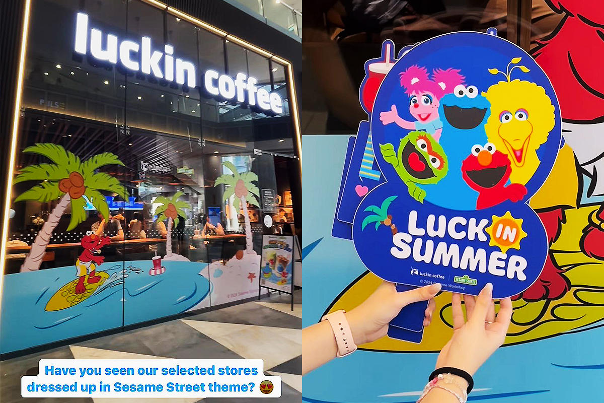 Specially decorated outlets with photo props