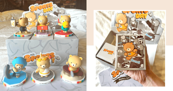 KOI Thé Is Back With Another Cute Blind Box Collection With Sports-Themed Bear Figurines