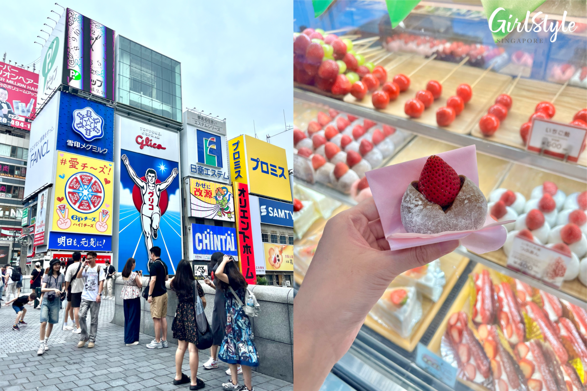 Glico Man and Strawberry Mania at Dotonbori