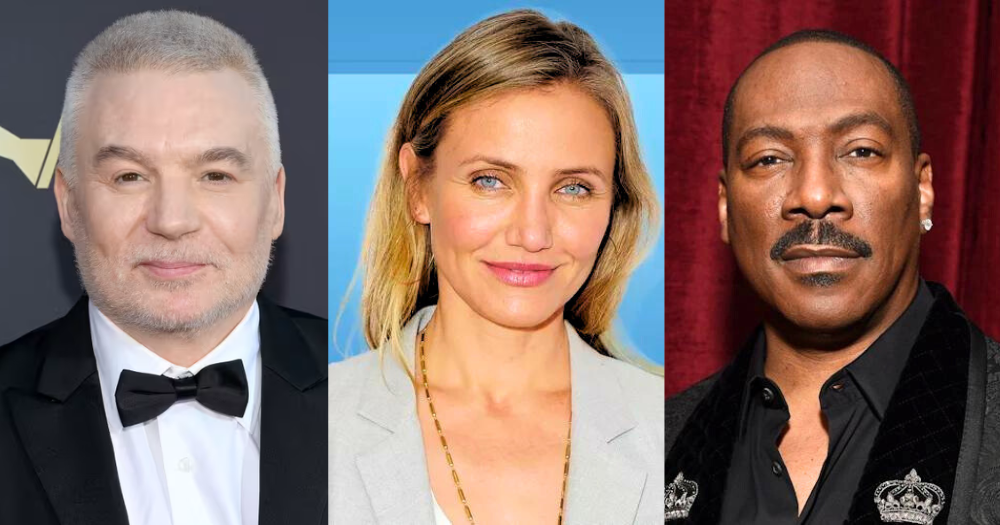 Mike Myers, Cameron Diaz, and Eddie Murphy 