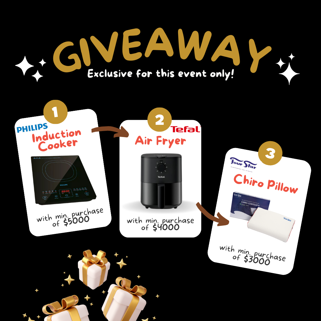 Lucky winners will get to take home these awesome giveaway prizes