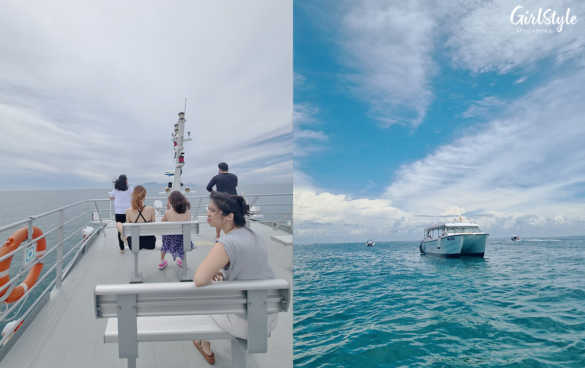 The views from aboard the ferry to Pulau Tioman