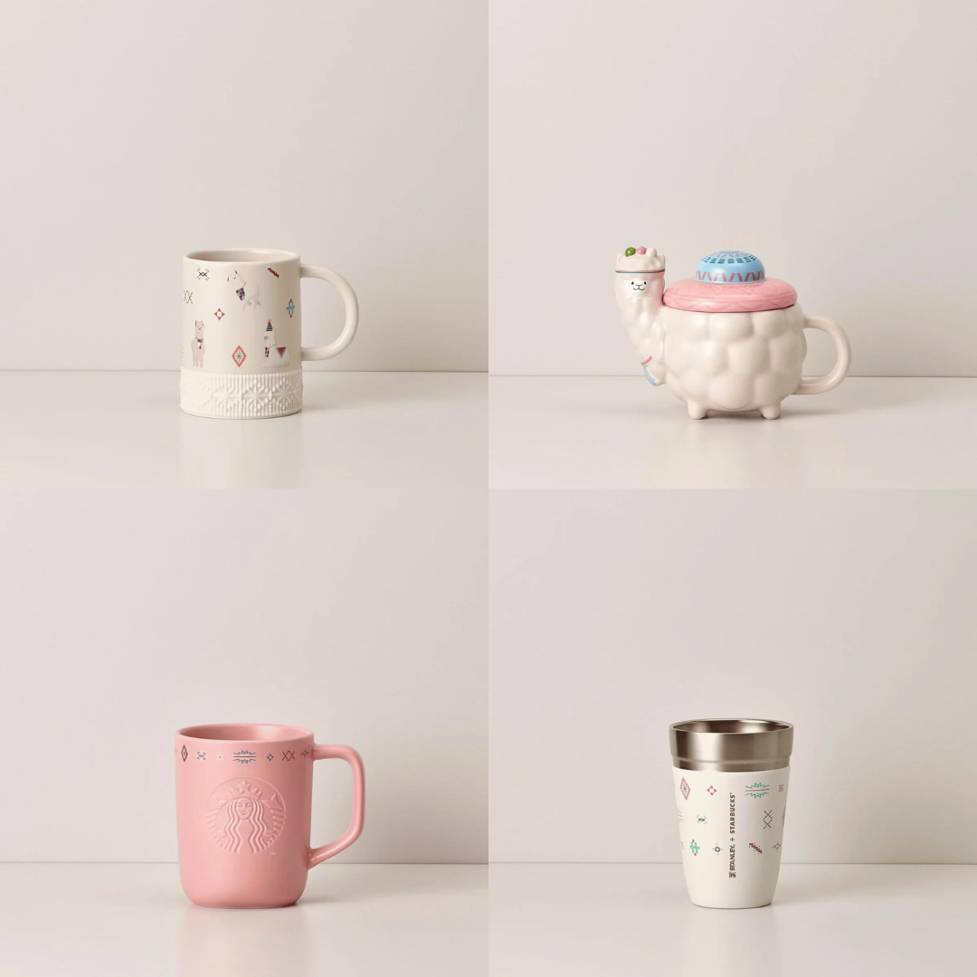 Starbucks Alpaca Boho Fiesta Mugs