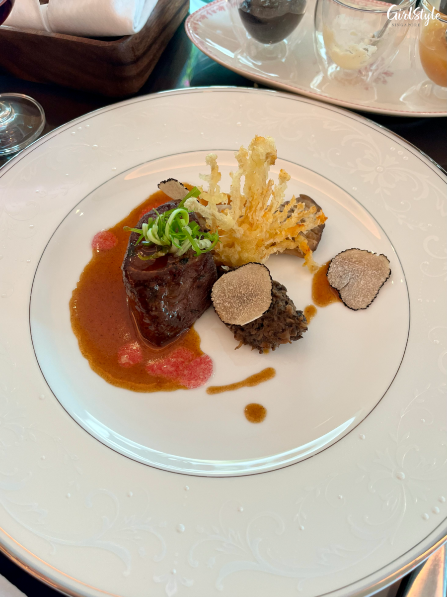 Sisley x Shangri-La Main Course - Pan Roasted Sous Vide Prime Steer Tenderloin