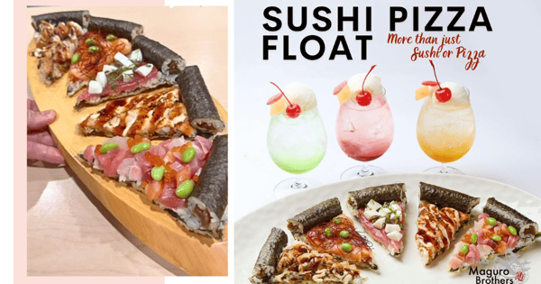 Sushi Pizza Has Taken Over TikTok & You Can Try It At This Japanese Restaurant In Town